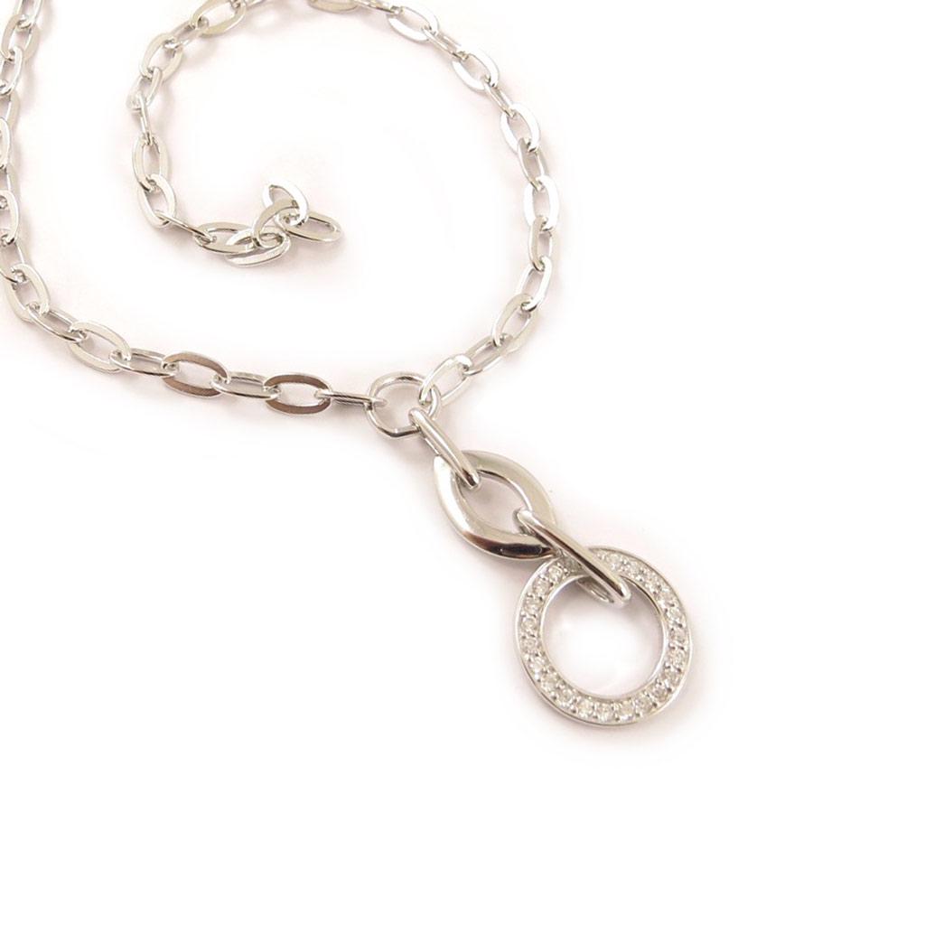 Les Trésors De Lily [C6816] - Серебряное ожерелье «Raw Beauty» белое