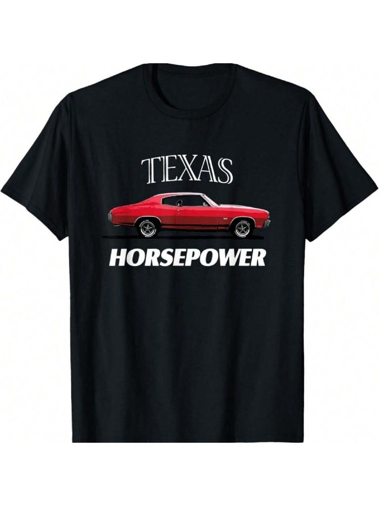 Texas Vintage Car Classic Old Auto Muscle Car For unisex T-Shirt