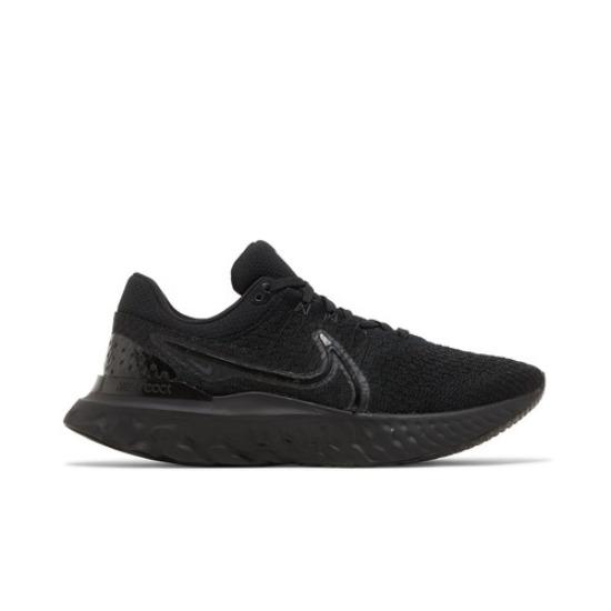 Nike React Infinity Run Flyknit 3 Тройной Черный DH5392-005