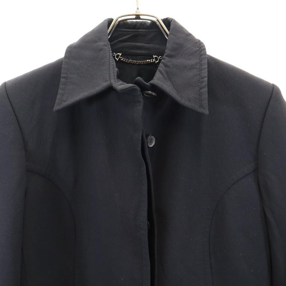 GUCCI Made in Italy Old wool blend Jacket 40 black coat Women Used