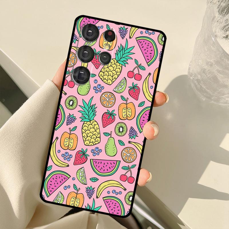 Летний тропический фруктовый лимонный чехол для Samsung Galaxy S22 Ultra S21 S20 S24 S25 Ultra S9 S10 Plus S23 FE S25 FE Задняя крышка