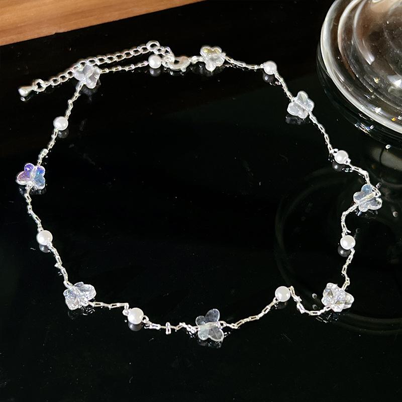 Красочная бабочка с кубическим цирконом, кулон, ожерелье, температура, роскошные женщины и девушки, циркониевая цепочка на ключицу, романтические ювелирные изделия, аксессуары, подарки