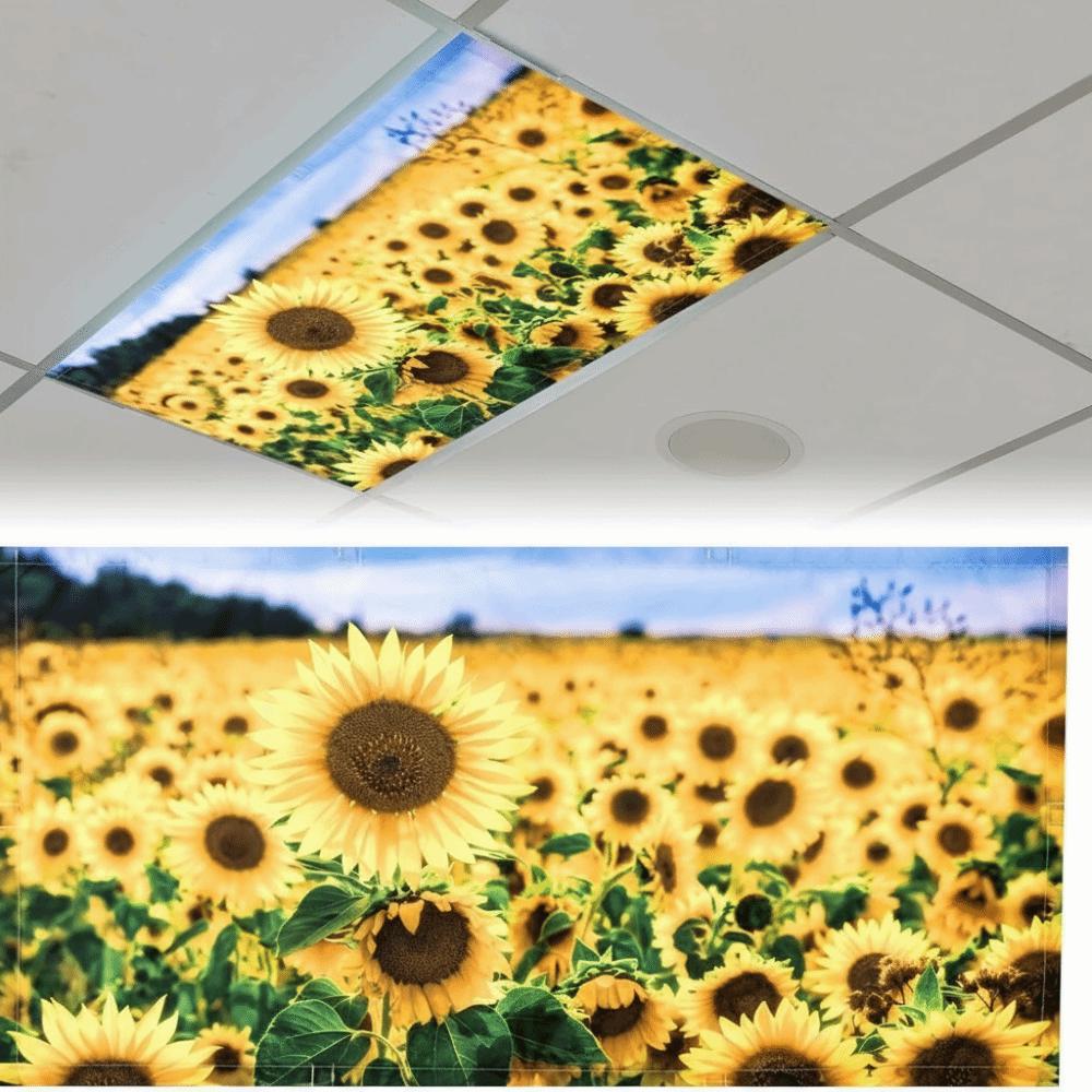 120*60cm Fluorescent Light Covers 15 Styles Fabric Lampshade Magnetic Light Filters  Home