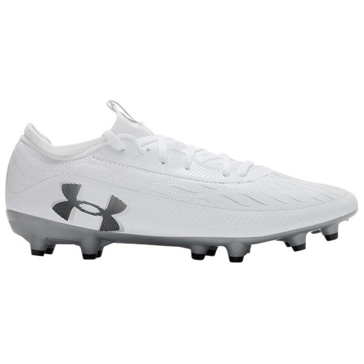 Under Armour Magnetico Select 4 FG White Black Unisex Sneakers 3027707-101