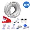 Трубка трубы водоснабжения 15М + комплект соединителя холодильника для европейского стиля