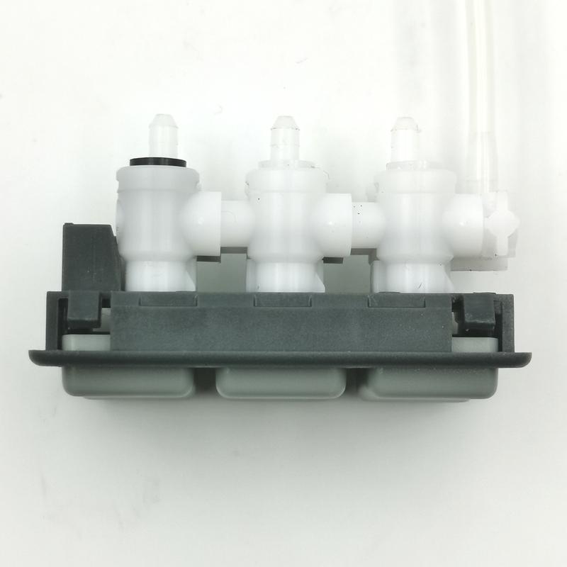 OE:29074-02/04E 81623986093 42538404 Truck Seat Lumbar Adjustment IPS Valve 3 Buttons For ISRI/MAN/IVECO (Gray Color)