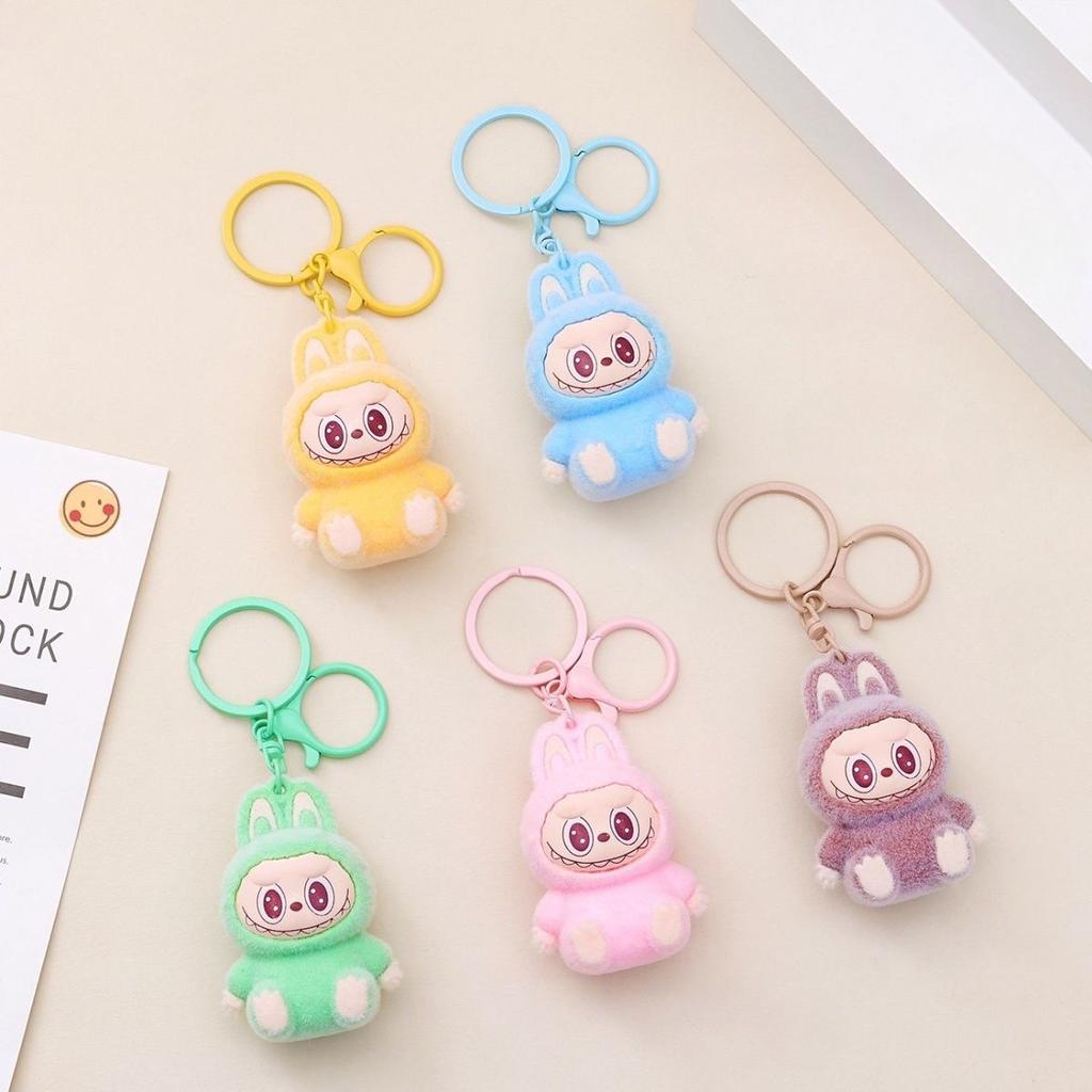 Flocking Small Animal Keychain Doll Bag Pendant