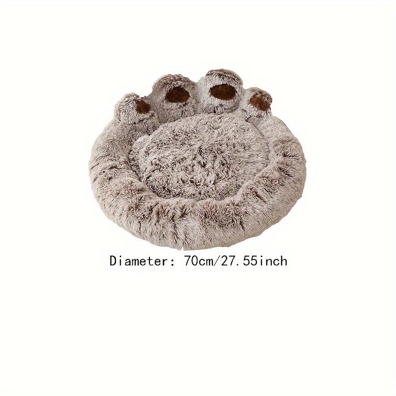 Градуированная лежанка-лапка с изображением медвежонка, мягкое полиэфирное волокно, подходит для маленьких, средних и больших собак, уютный шезлонг для домашних животных, сборка не требуется