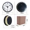 Hanging Wall Clock Roman Numerals Modern Simple Ornaments Silent Decorative for Home