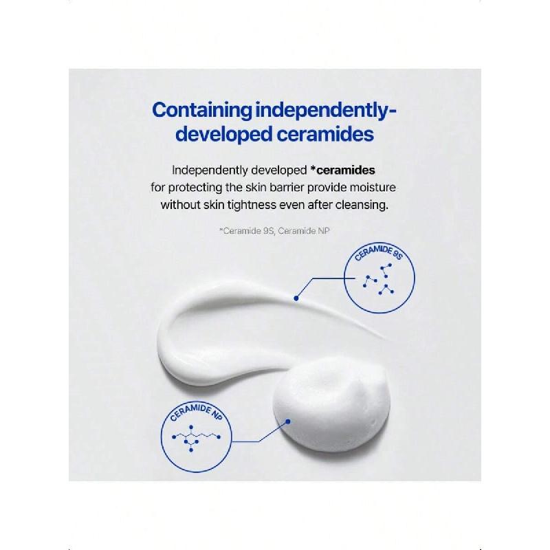 Real Barrier Крем-пенка для умывания 120 мл | Средство для умывания для укрепления кожного барьера | Увлажняющее средство для умывания с аминокислотами без сульфатов | Керамидный корейский гель для умывания