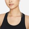 Nike Yoga Dri-FIT Luxe Ribbed Breathable Solid Color Wide Lace Tank Top Women Tops Black DM7005-010