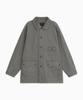 OHESHIO Star Floral Washed Cotton Jacket, Charcoal