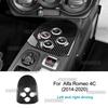 Sticker for Alfa Romeo 4C 2014 2015 2016 2017 2018 2019 2020 Real Hard Dry Carbon Fiber Gear Shift Panel Interior Trim Accessor