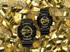 Casio Мужские часы G-SHOCK GA-110GB-1A, цифровые, кварцевые, ударопрочные, водонепроницаемые 200 м, из смолы
