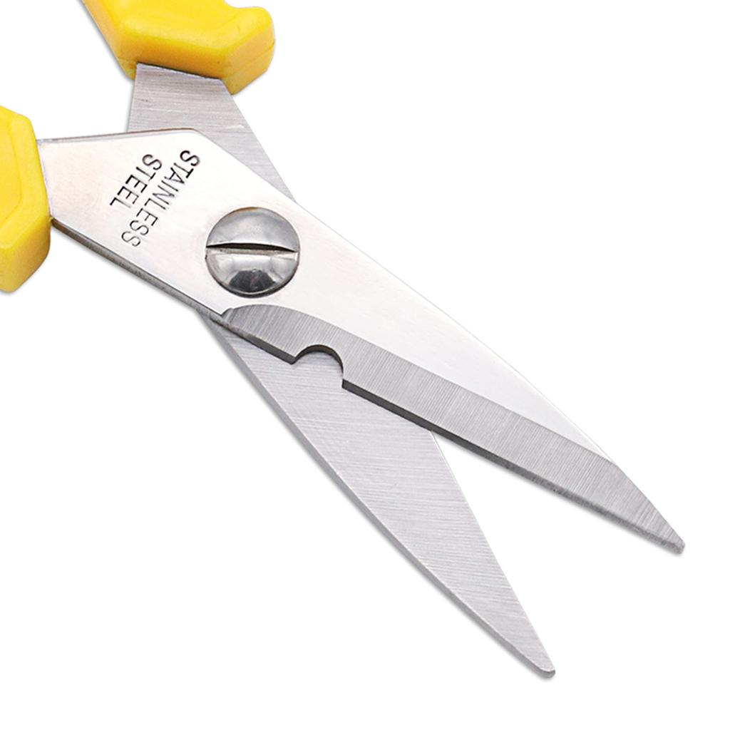 Профессиональные ножницы электрика, высокопрочное лезвие из нержавеющей стали, прочное лезвие для рабочего электрика