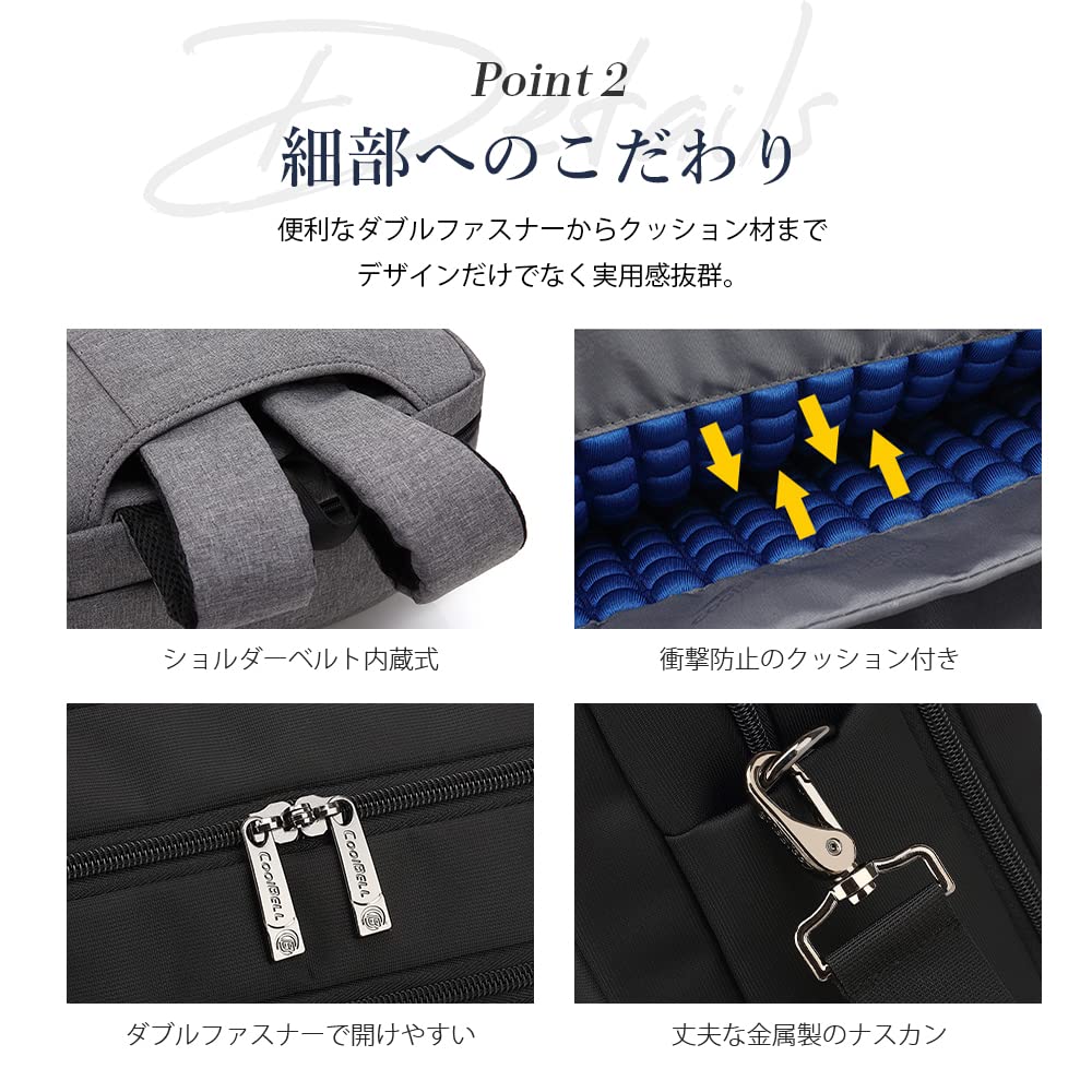 CoolBell Cool Bell Деловая сумка Деловой рюкзак Рюкзак Сумка-тоут Сумка через плечо Рюкзак Водонепроницаемый Оксфорд Водоотталкивающий Большой