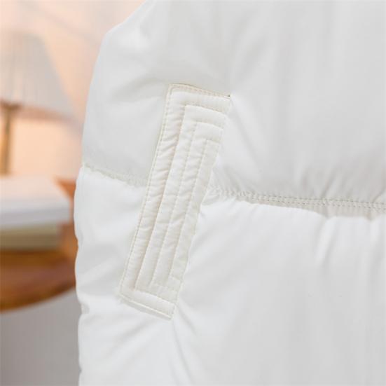 Зимний женский жилет, пальто, утолщенный, с застежкой на пуговицы, воротник-стойка, низ на шнурке, без рукавов