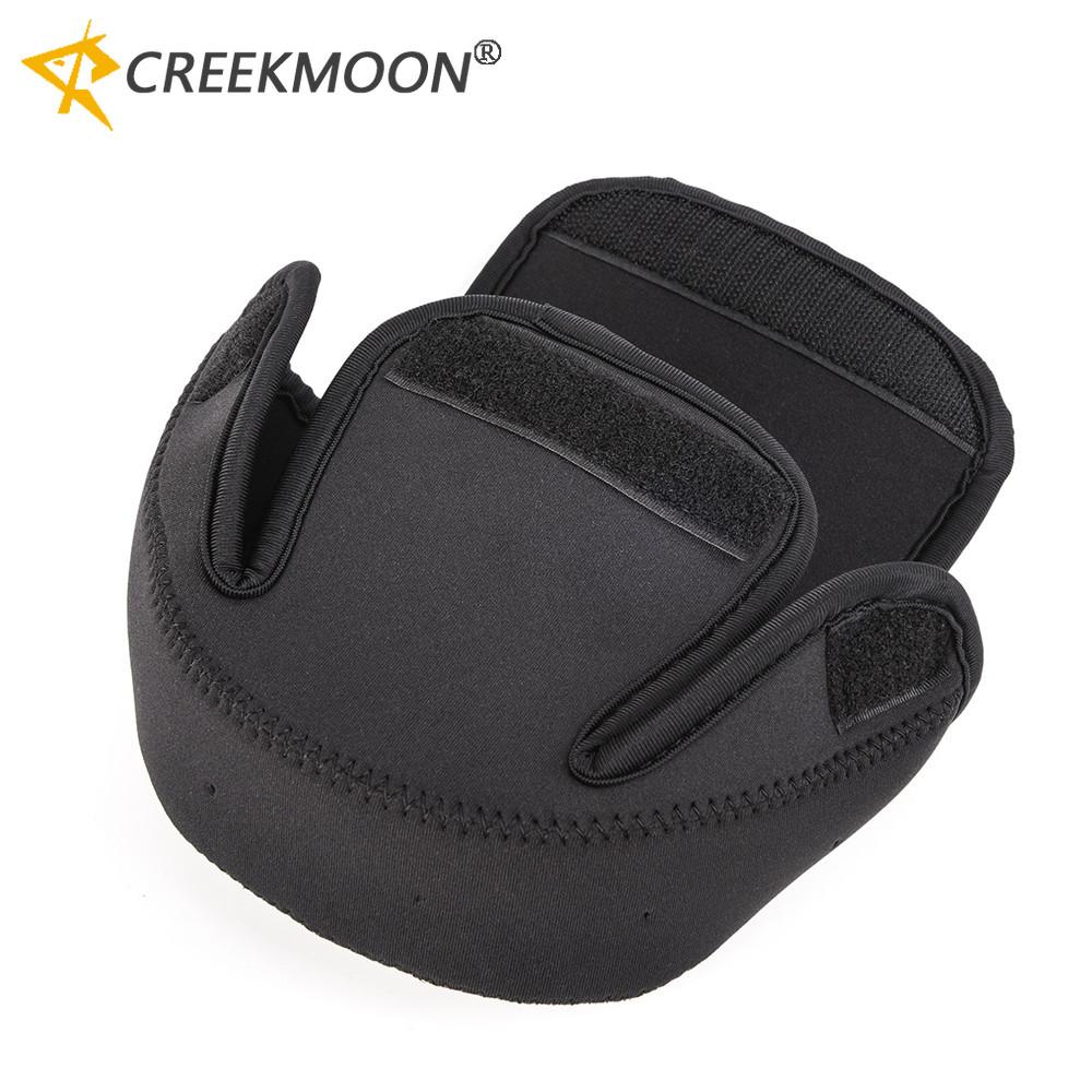 Чехол для спиннинговой рыболовной катушки S/M/L, неопреновый защитный чехол для колес, водонепроницаемая сумка для хранения катушки, упаковка для колес с каплями воды, для улицы