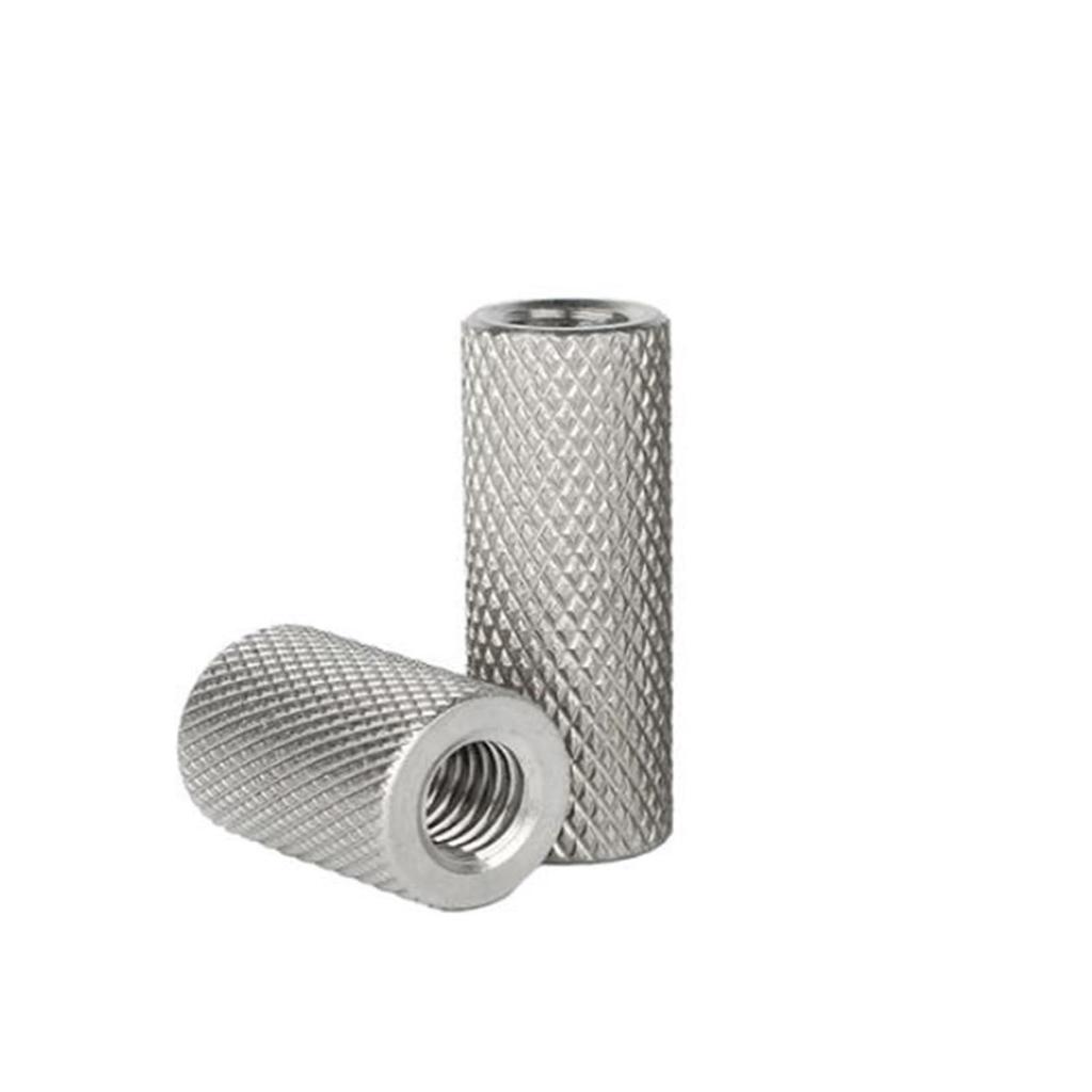 SEIDER 2-5 Piece/Lot Knurling Round Coupling Nuts M3 M4 M5 M6 M8 M10 M12