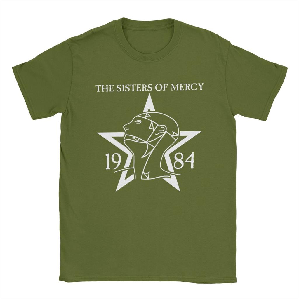 1984 Футболка The Sisters Of Mercy, мужская хлопковая винтажная футболка с круглым вырезом, футболки с коротким рукавом, новое поступление