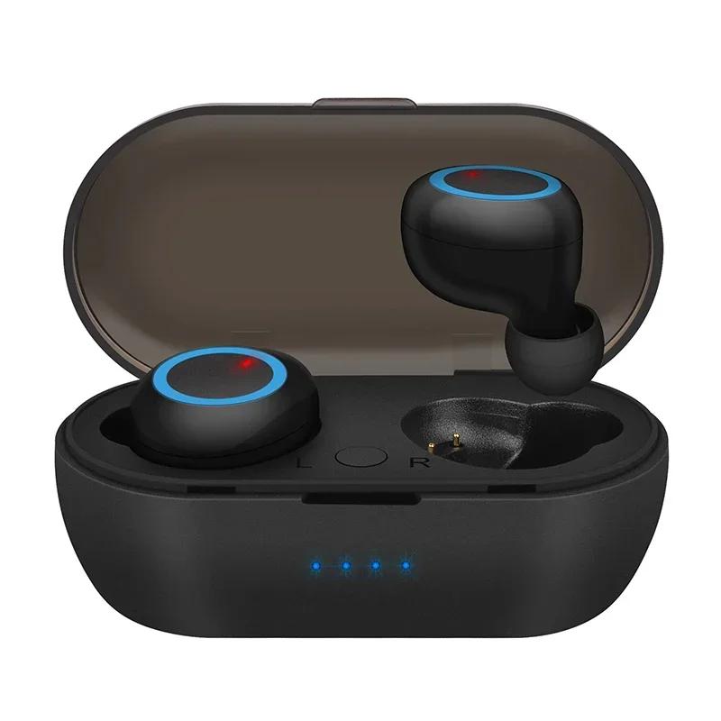 Y50 Bluetooth наушники Беспроводные наушники Сенсорное управление Спортивные наушники Микрофоны Музыкальная гарнитура для xiaomi TWS Lenovo