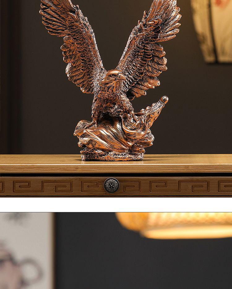 Eagle Figurine - Elegant Office & Home Decor, Perfect for Housewarming