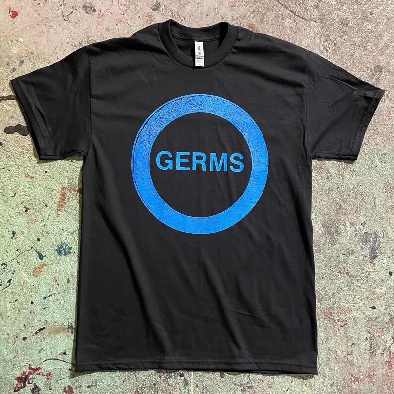 Germs Панк-рок Футболка Винтажная Хардкор Minor Threat Poison Ideas Black Flag X Унисекс Футболка