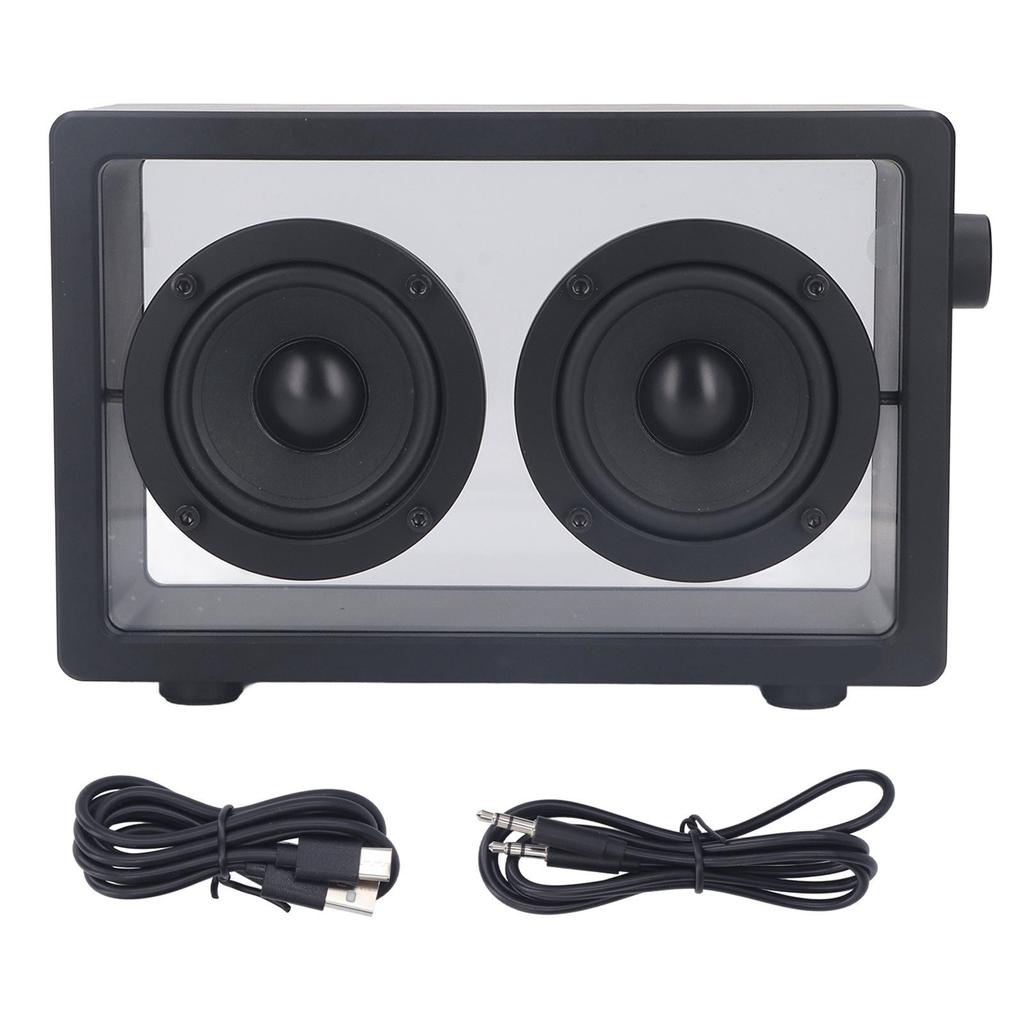 Bluetooth5.3 Wireless Speaker Transparent 16W HiFi Speaker Portable Speaker for Home Party Car