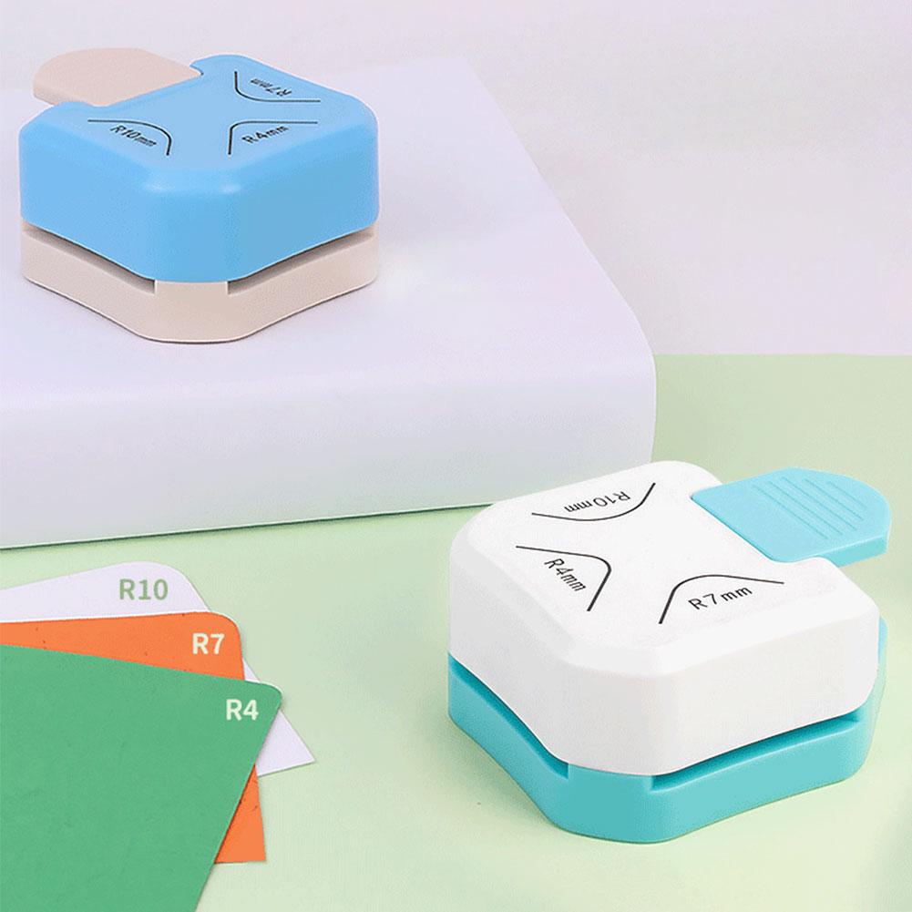 Дырокол-закруглитель для углов 3 в 1 с вариантами 4 мм, 7 мм и 10 мм, идеально подходит для изготовления фотокарточек и скрапбукинга