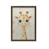 Plakat Żyrafa Z Kropkami Plakat Żyrafa Z Kropkami, 70X100 Cm, Bez Ramy, Płótno Premium Na Blejtramie