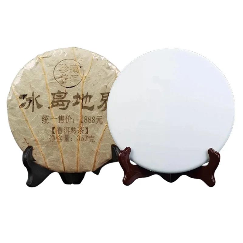 357 г китайский чай пуэр из провинции Юньнань, модель для самостоятельной свадебной вечеринки, антикварная полка, украшение с узором, без упаковки, модель