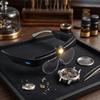 Hands Free LED Magnifying Glass With Light USB Rechargeable Magnifier  Close Work
