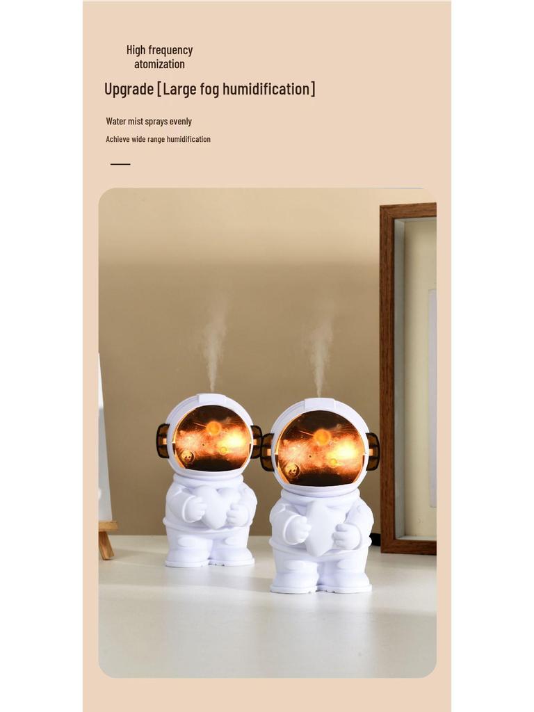 Портативный аромадиффузор-увлажнитель в виде космонавта: Большой диффузор тумана для дома и автомобиля