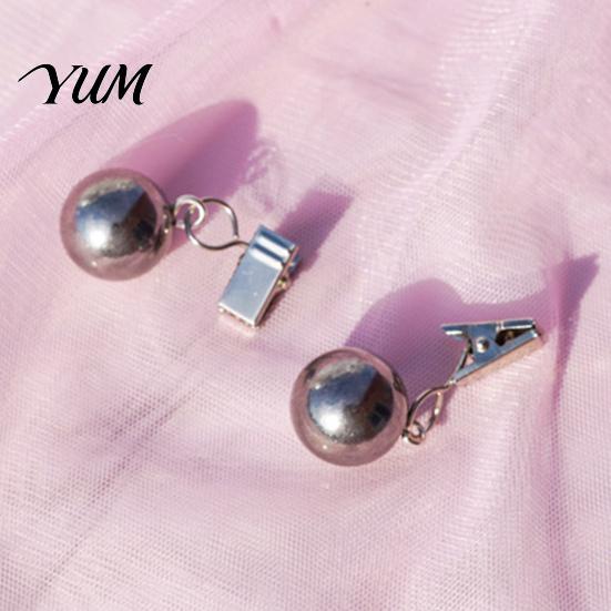 Table Cover Holders Metal Ball Tablecloth Weight, Heavy Duty Tablecover Weight with Clip, Weighted Clips Rustproof for Outdoor Tables Shower Curtains