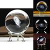 Crystal Globe Ball Galaxy Miniatures 3d Laser Engraved Glass Ball 60mm Sphere