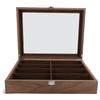 8 Grids Glasses Storage Box Wooden Sunglasses Display Case Travel Jewelry Organizer