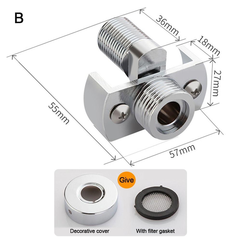 Accessories Shower Faucet Adapter Eccentric Screw Corner Angled Curved Foot Angle Adjustment
