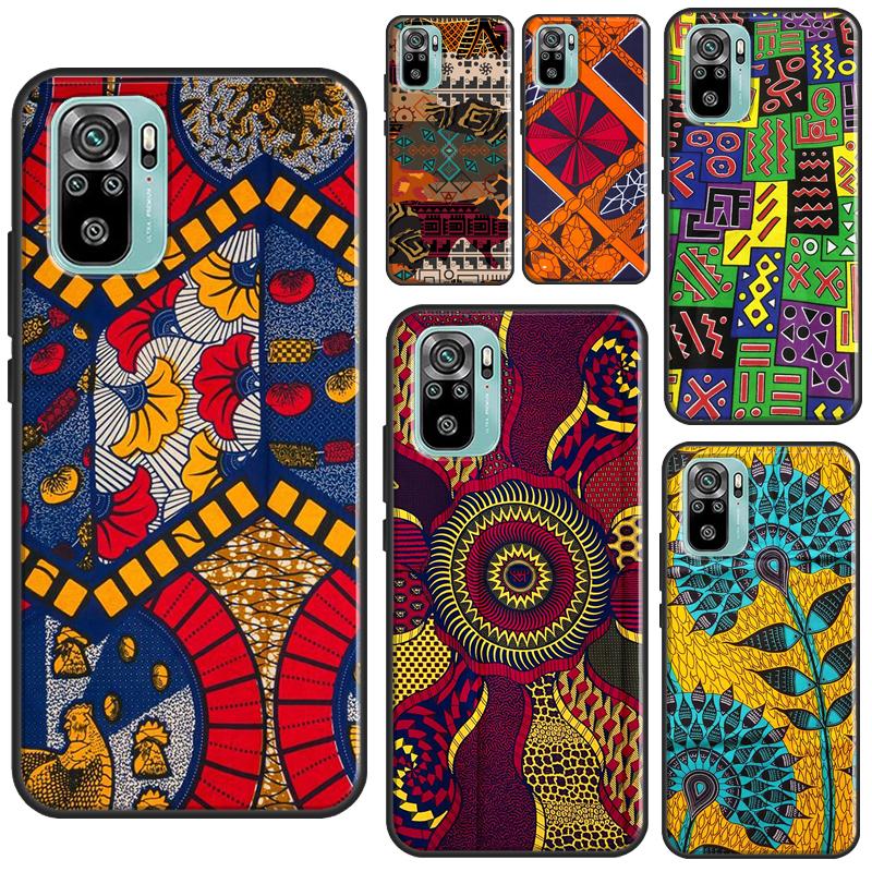 Тканевый принт в африканском стиле для Xiaomi Redmi Note 8 9 10 11 Pro Note 10S 9S 11S, чехол для Redmi 9 10 9T 9A 9C Coque