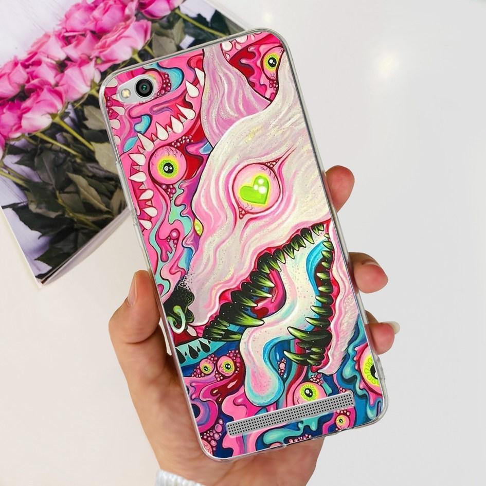 For Xiaomi Redmi 4A Case Fashion Butterfly Transparent Silicone Soft Cover For Xiaomi Redmi 5A Funda Redmi5A Redmi4A Phone Cases