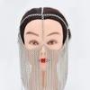 Masquerade Mask Party Alloy Jewelry Stage Costume Performance Costume Metal Face Chain Jewelry