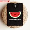 This Is Not A Watermelon Funny T Shirt Printed Palestine Map 100% Cotton Tee Top