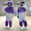 Осень Детский Мальчик Толстовки Комплект Одежды Подростковые Девочки Градиентные Толстовки Пуловер Топ и Брюки Костюм из 2 предметов Спортивные костюмы