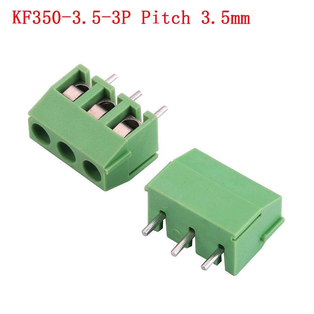 KF103/126/128/301/350/396-2Pin/3Pin 2.54/3.5/3.81/3.96/5.0/7.5mm Промежуточный блок Сращивание клеммы Винтовой тип PCB Винтовая клемма