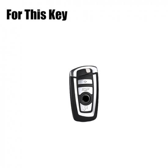 Кожаный чехол-брелок из цинкового сплава для ключа автомобиля BMW F30 M5 F15 5 6 7 X2 M5 X4 X5 F10