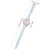 POPETPOP Women's Watch, Kids' Watch, Sports Watch, Girls' Watch, Student Watch, Luminous Watch, Waterproof, Analog, Fashionable, Cute, Sky Blue
