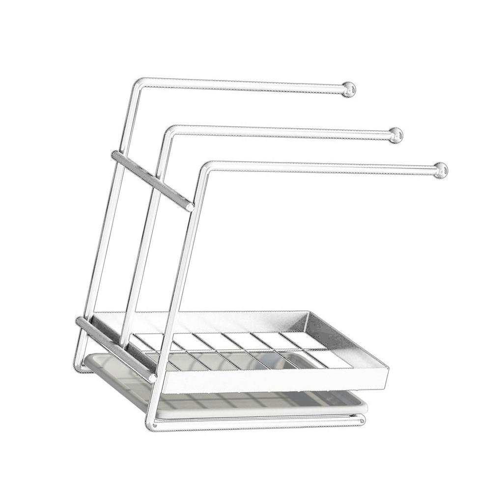 Практичная подставка-органайзер для резинок и бантов для волос, решение для хранения украшений для повязок на голову и зажимов-крабов в спальне или ванной комнате