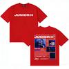 Streetwear Rapper Junior H New Album Tour T Shirt Unisex Women Short Sleeve Gothic Double Sided Print Hip Hop Casual Y2K Tee Unisex