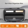 AAAYR1 Universal Car Sun Visor Clip Credit Card Storage Bag Accessories For Opel Corsa Astra Insignia Vectra Zafira Meriva Mokka Grand