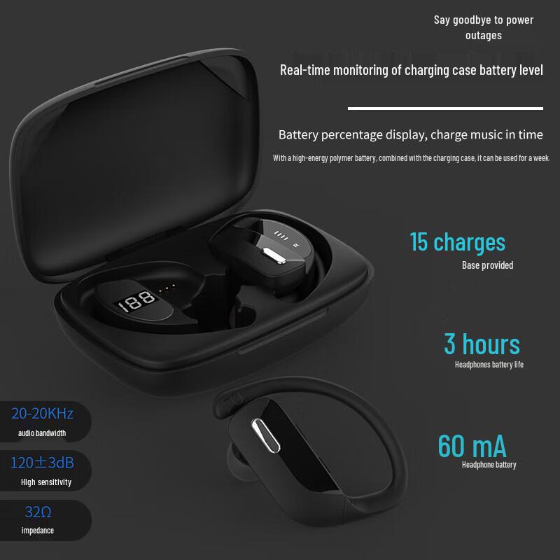 SNGERON T17 Ear-hook Wireless Headphones