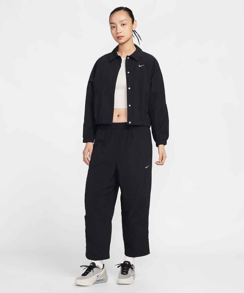 NIKE Sportswear Oversized High-Waisted Woven Crop Pants W - Black:Sale / If0221-010